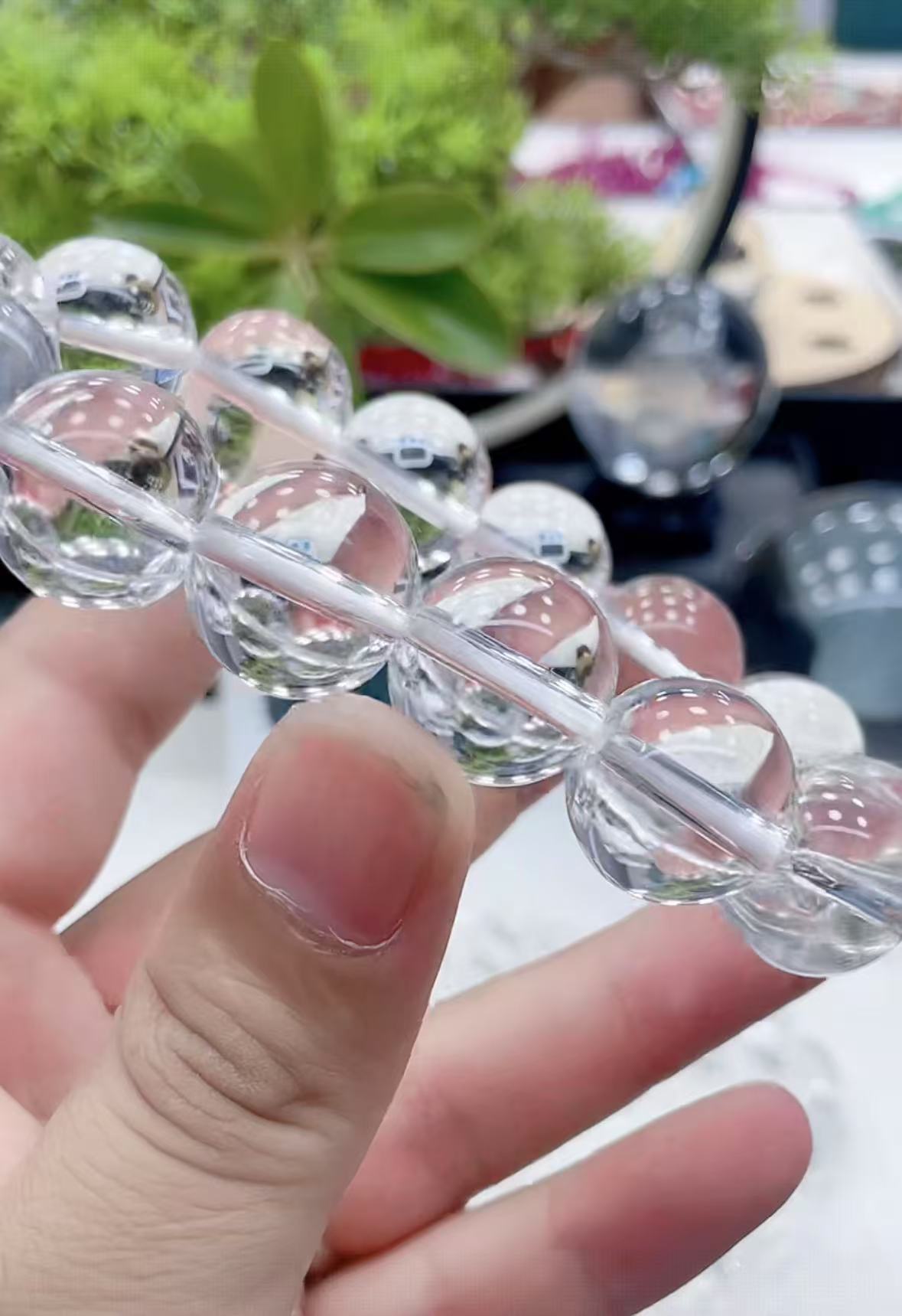  A091 18mm白水时尚单圈手串