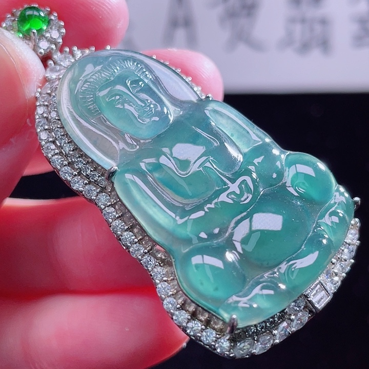 翡翠颈饰未镶嵌999999999