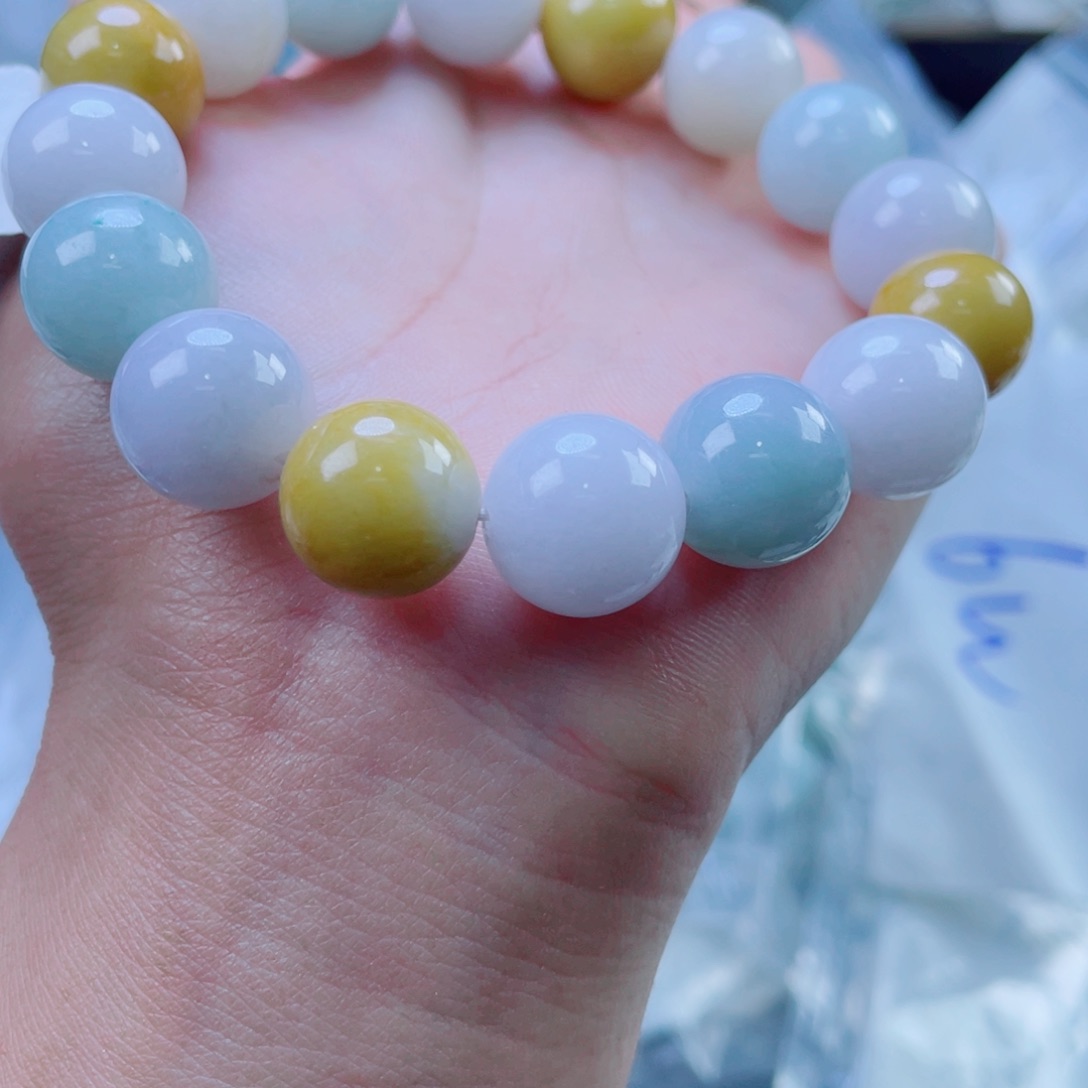 定制翡翠未镶嵌珠串