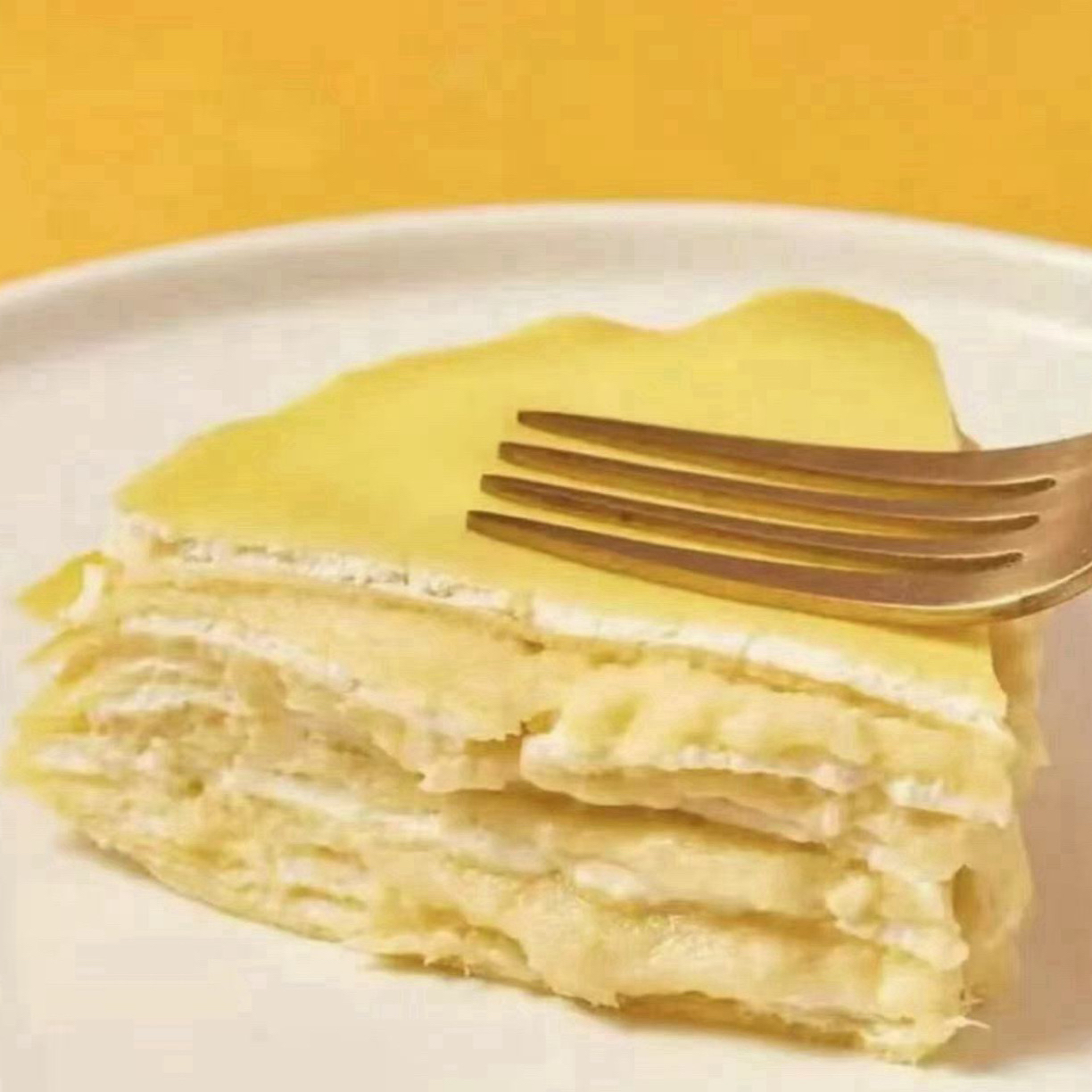 动物奶油 榴莲千层蛋糕 每盒 400g 到手4盒