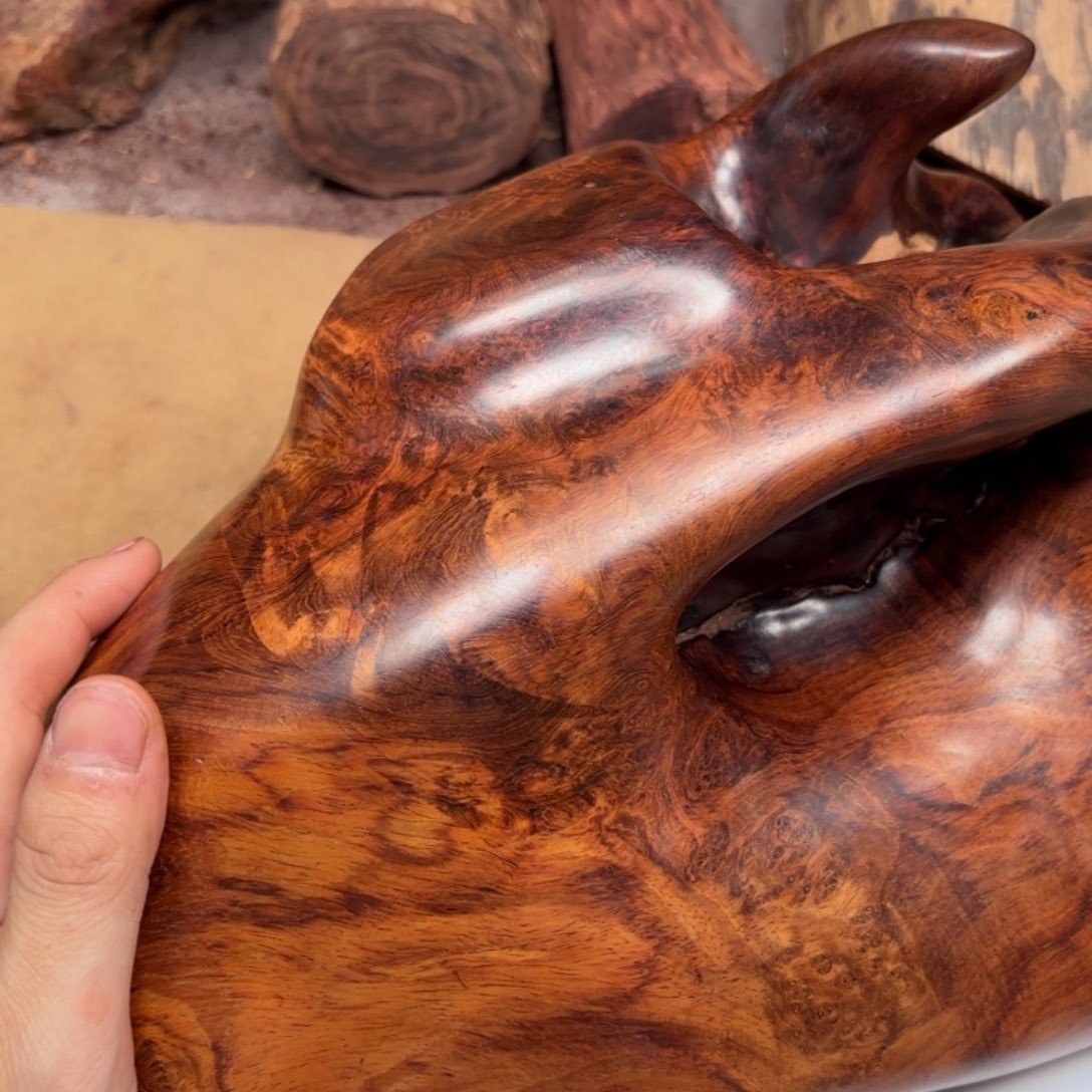 淡***志黄花梨/降香黄檀手串原料定制不退不换