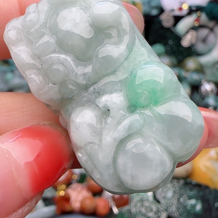 翡翠颈饰未镶嵌天然A货89