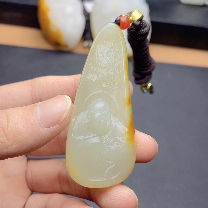 和田玉挂件未镶嵌T