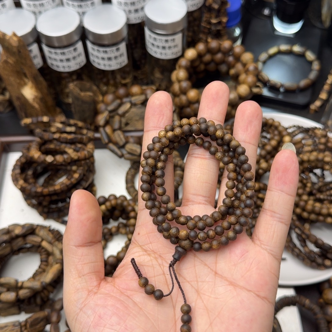*****沉香香囊沉香奇楠沉香卡5多圈圆珠9