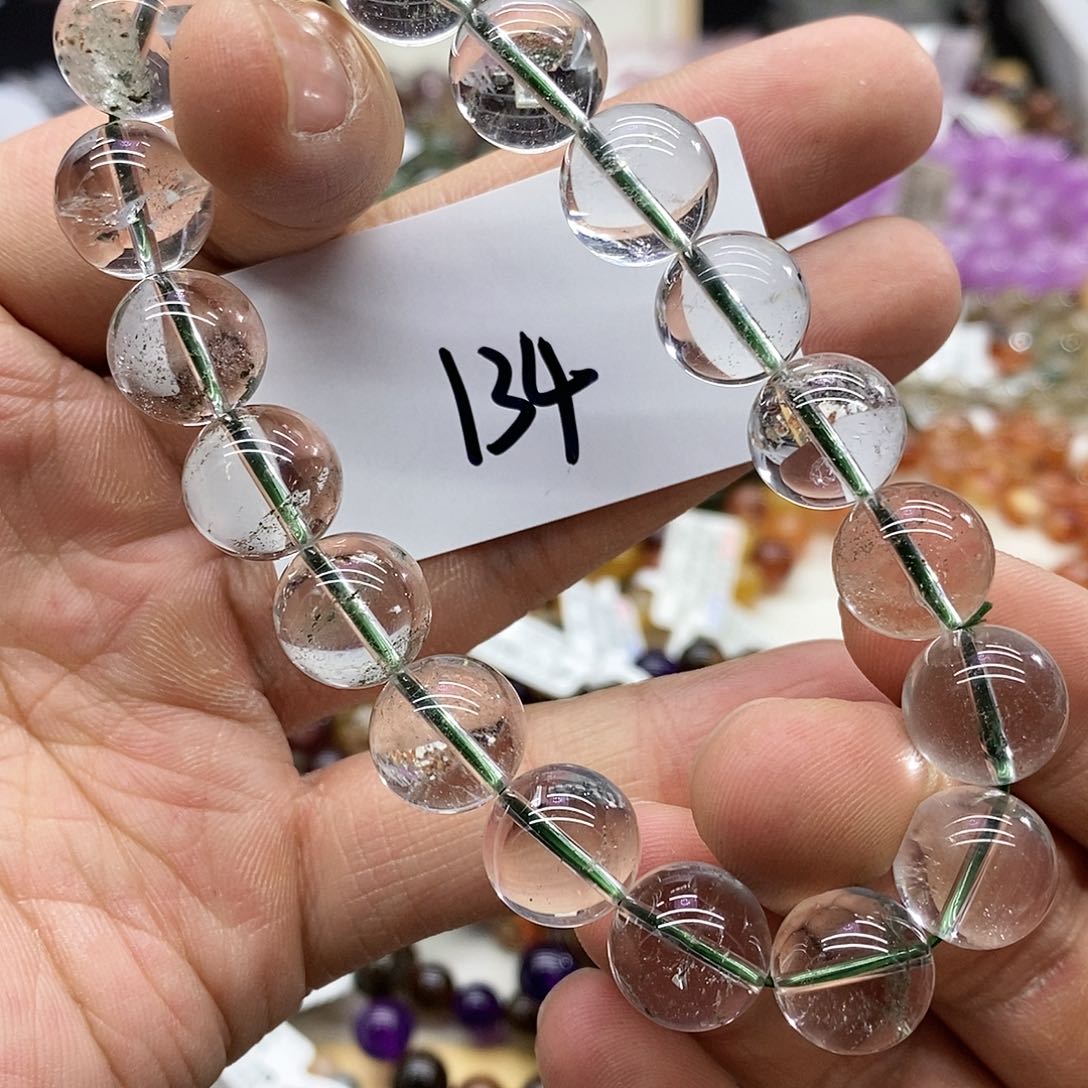 水晶手串未镶嵌天然