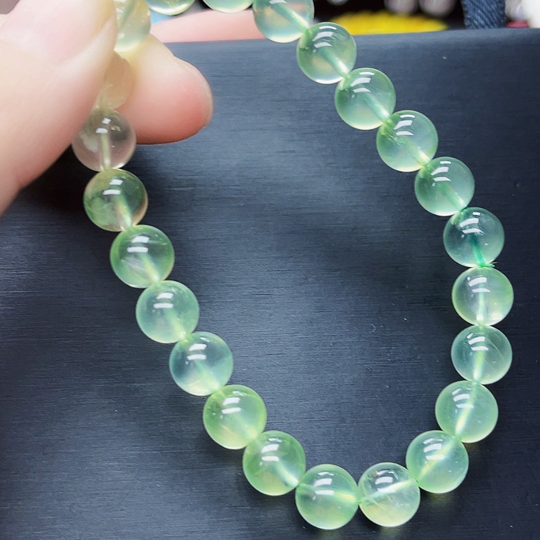 灿***星葡萄石未镶嵌手串天然