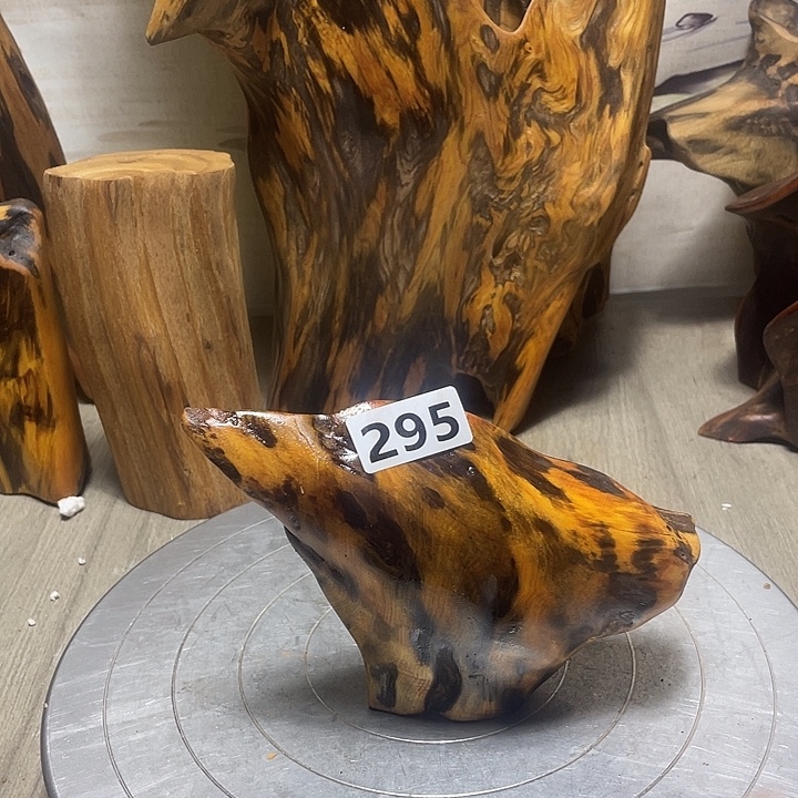 我***旧木直播间木质摆件