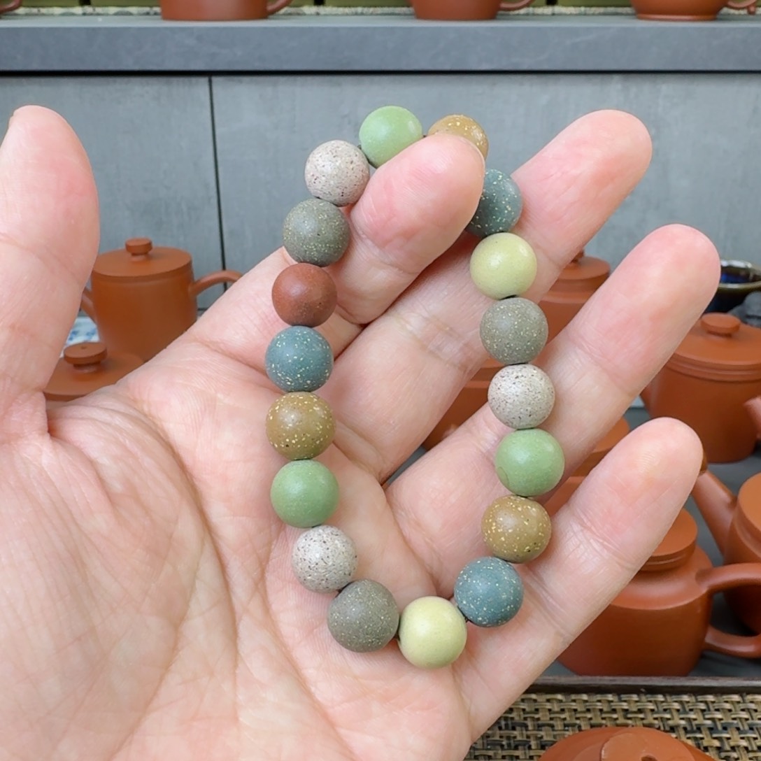 紫砂茶宠多宝泥料手串