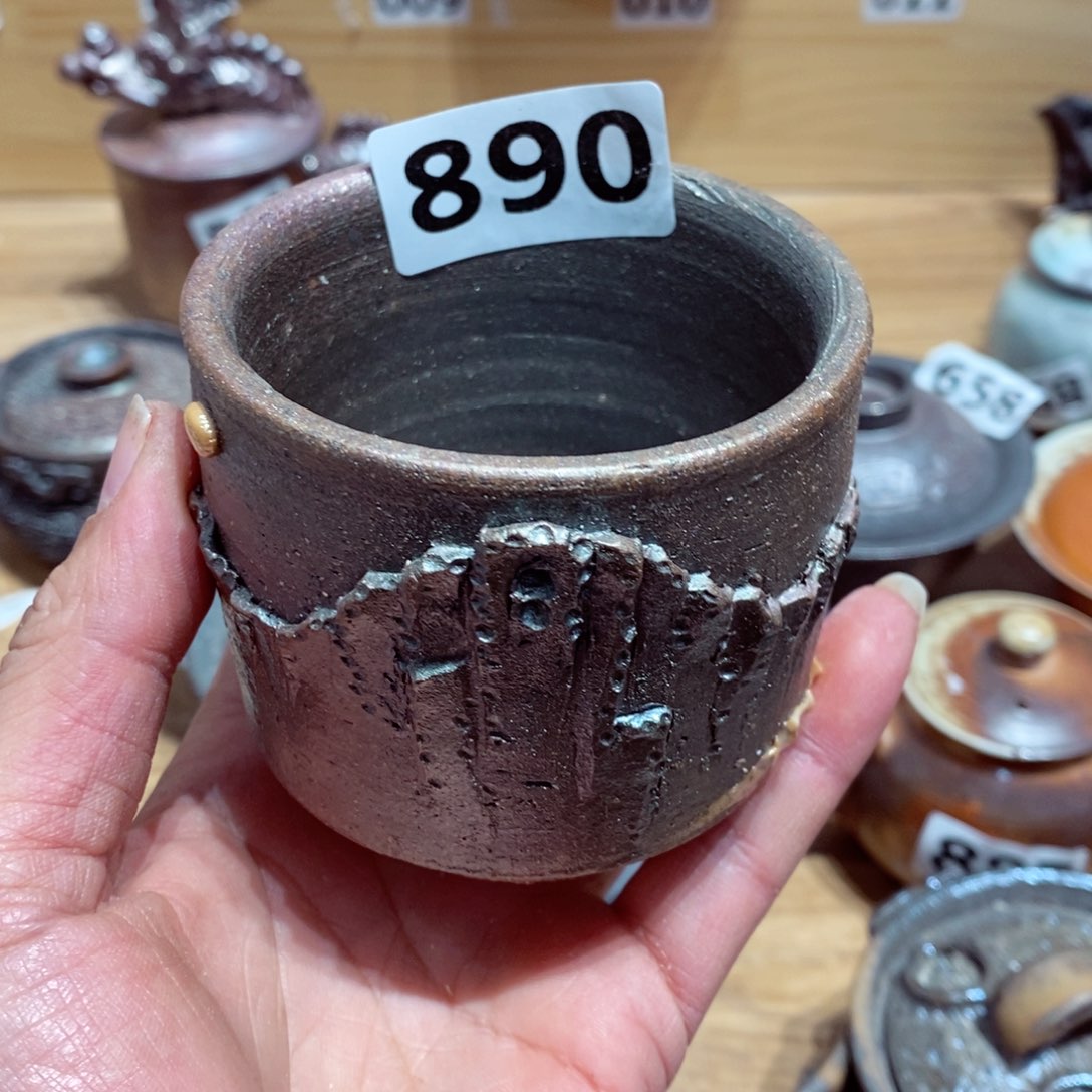 柴烧茶具陶瓷杯子