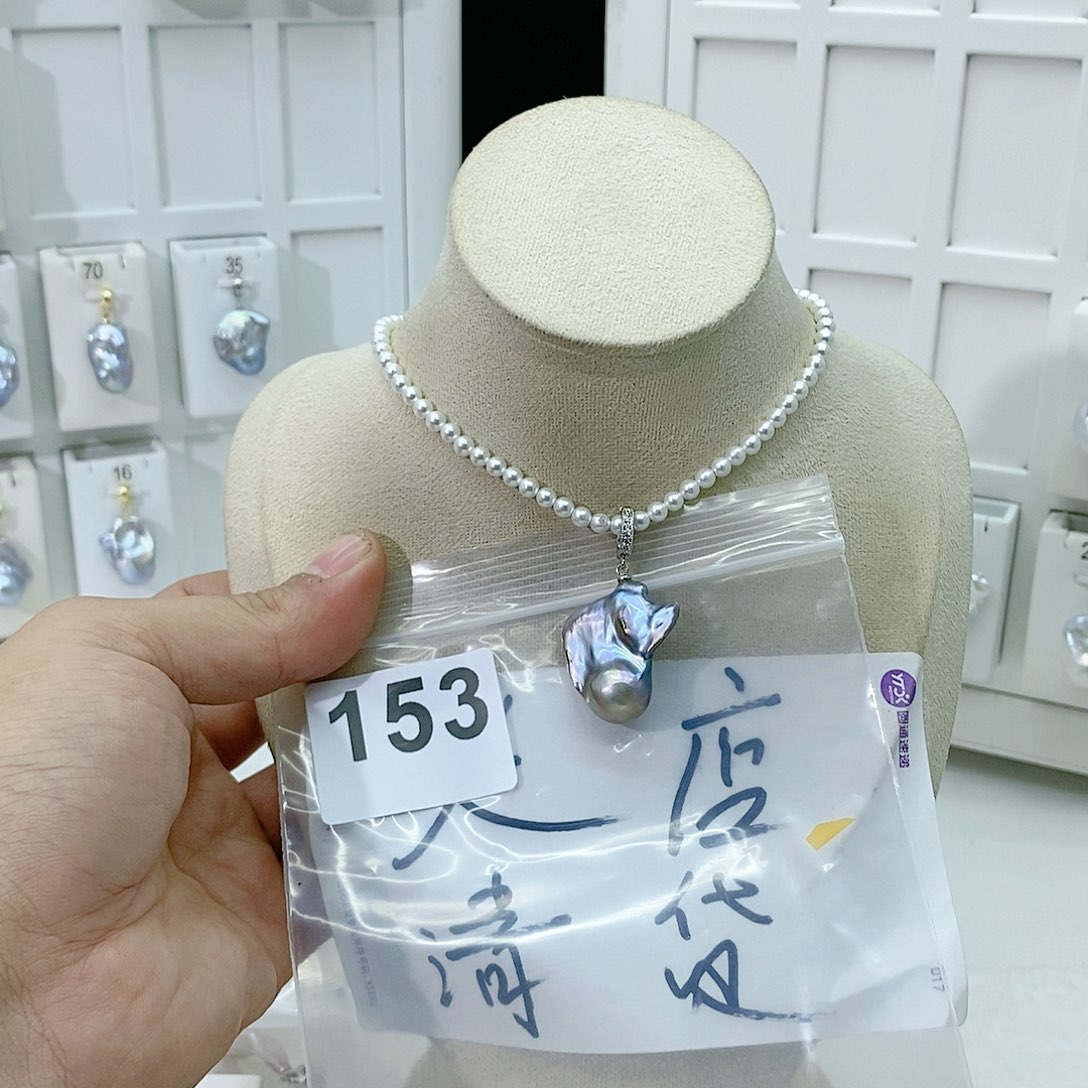 淡水珍珠颈饰合金