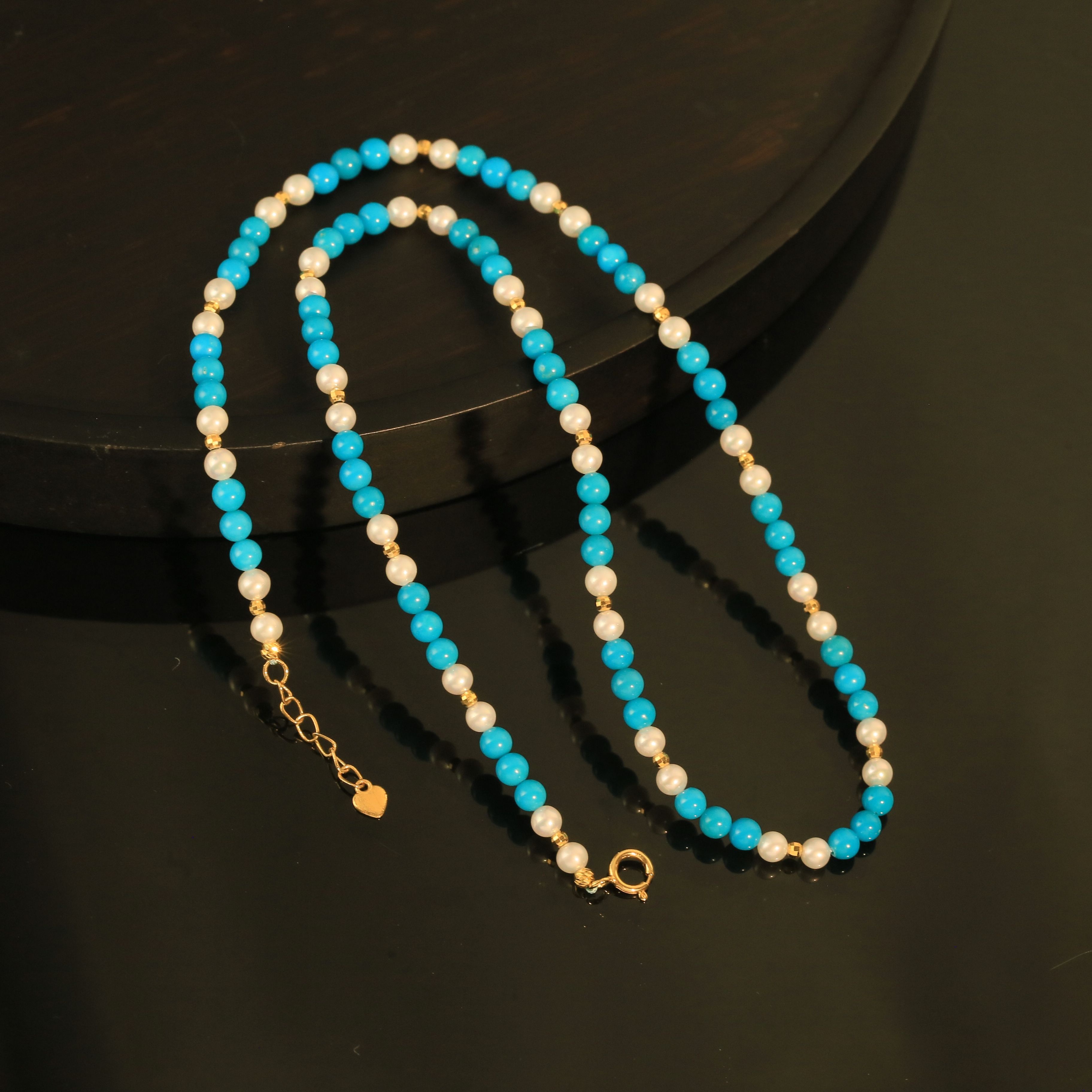 【闫闫专属】安曼博18K美松珍珠项链（3.5mm）BJH0555A