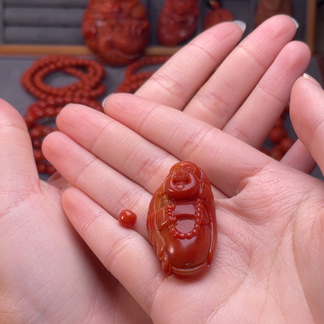 南红玛瑙未镶嵌配饰