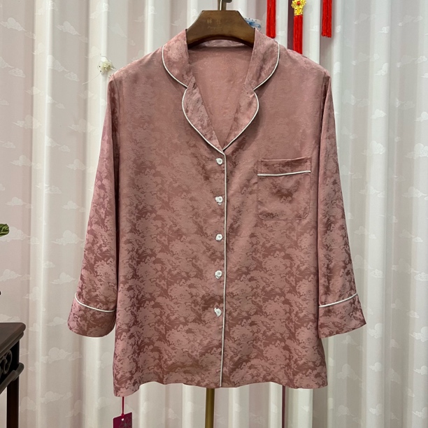 胖人坊大码家居服上衣4674 衣长72