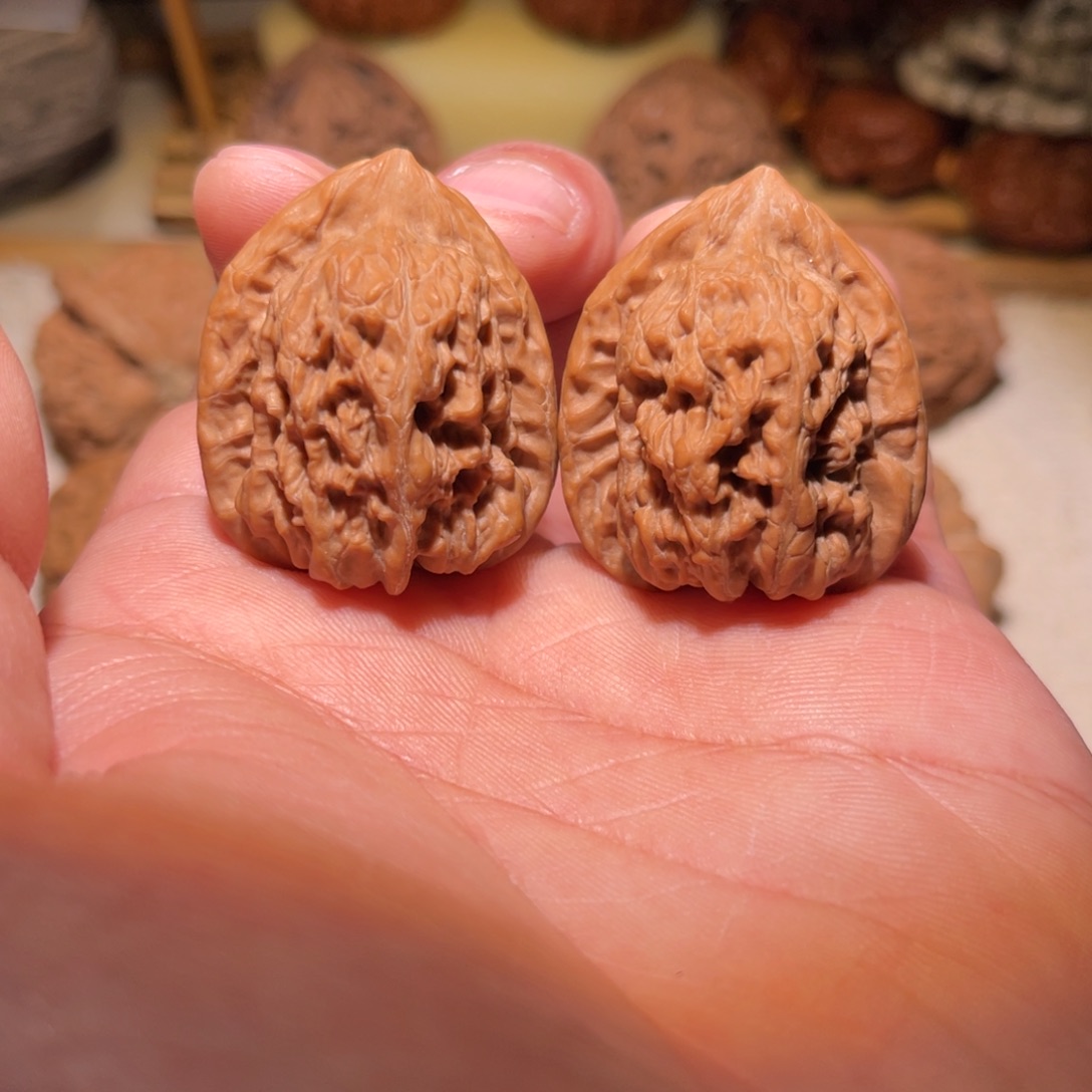 把件文玩核桃31赤龙