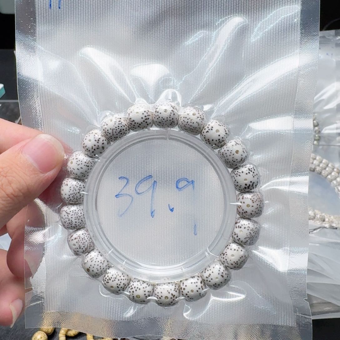 星月菩提手串11 10原白