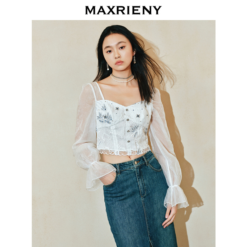 MAXRIENY雪纺衫新款
