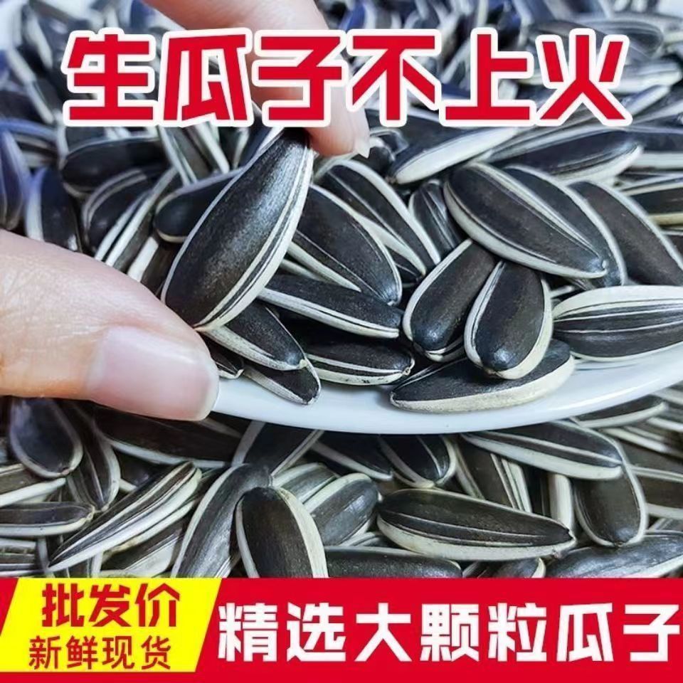 净重发货】到手2斤原味生瓜子葵花籽大颗粒薄皮特产现货零食批发9