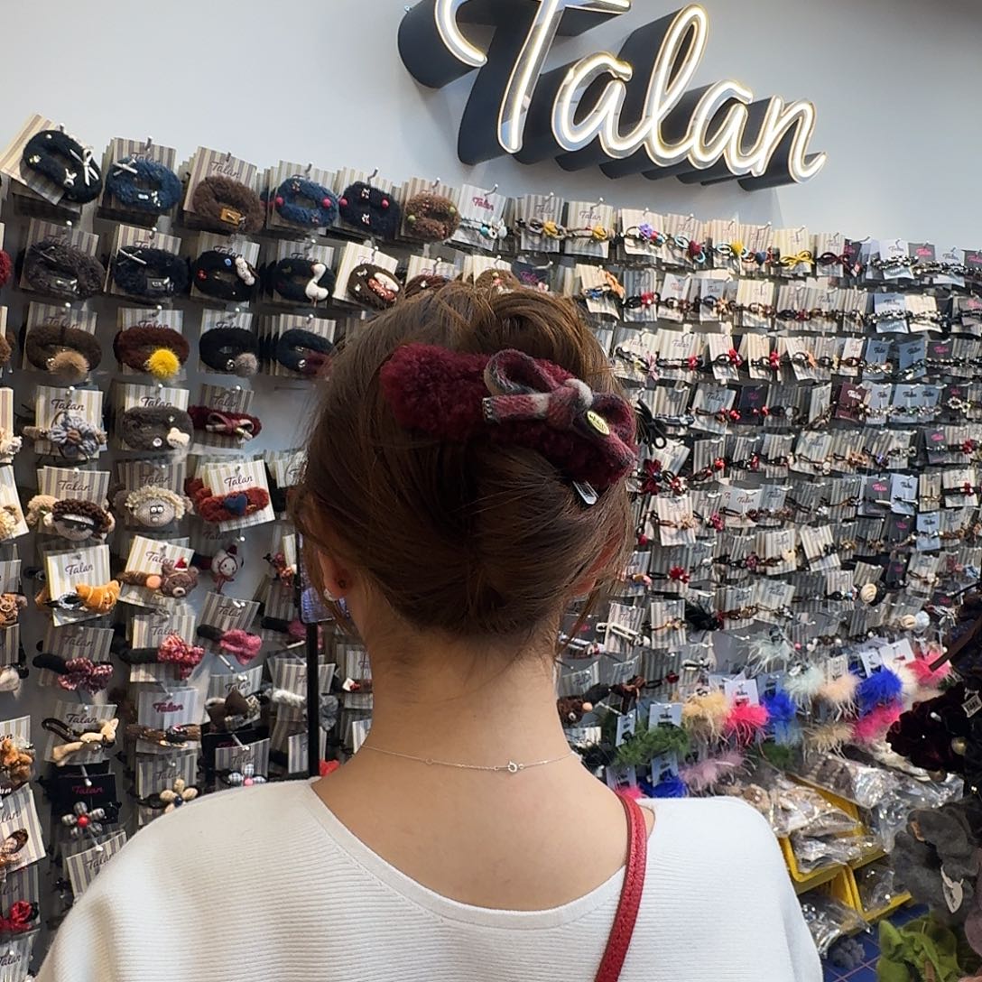 布艺非金属新年款懒人夹