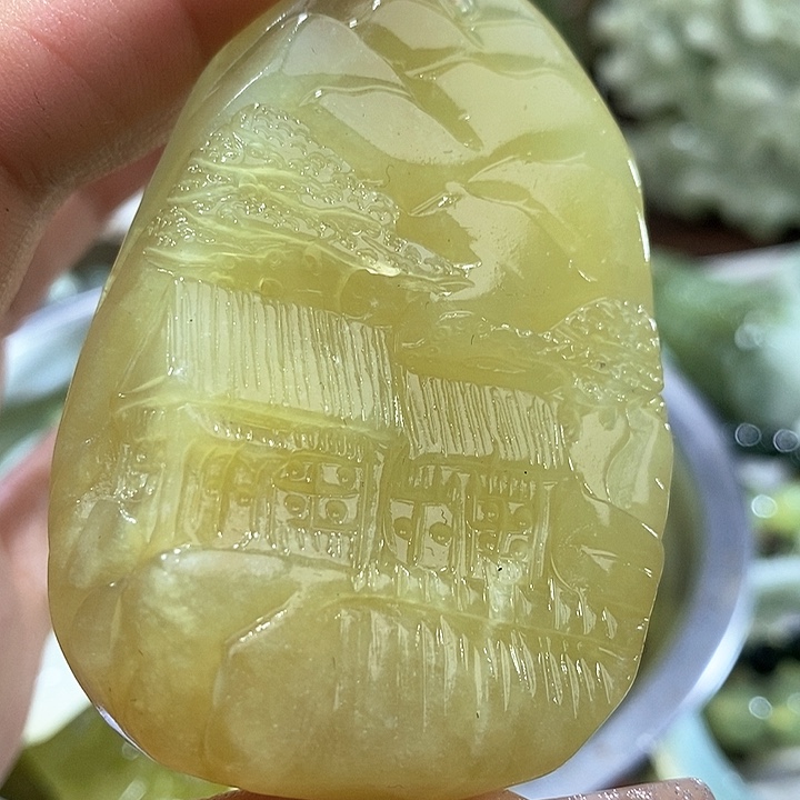 岫玉岫玉手把未镶嵌
