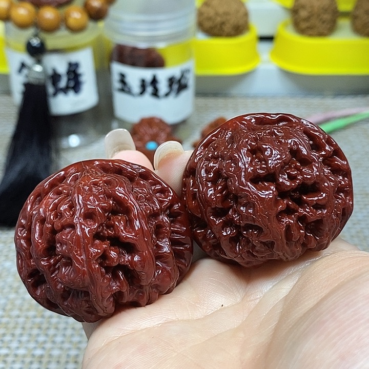 文玩核桃把件大粗筋修