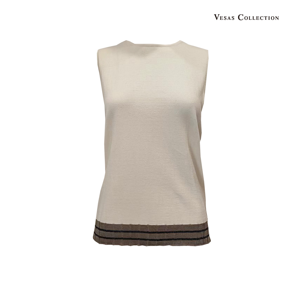 vesas collection 唯尚女装专柜毛衫 简约纯色打底衫宽松针织