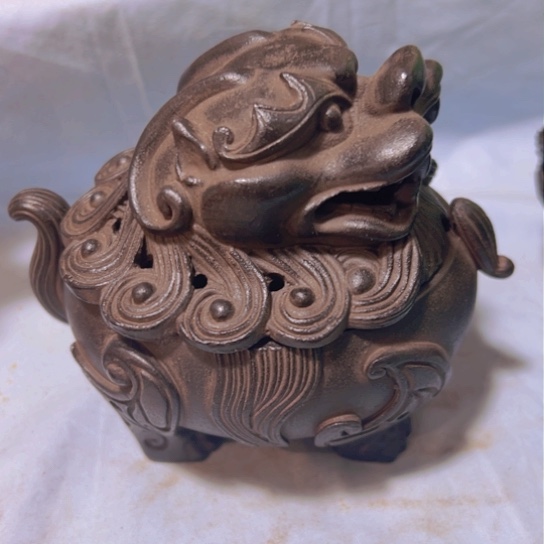 铁拼*。中古工艺品摆件