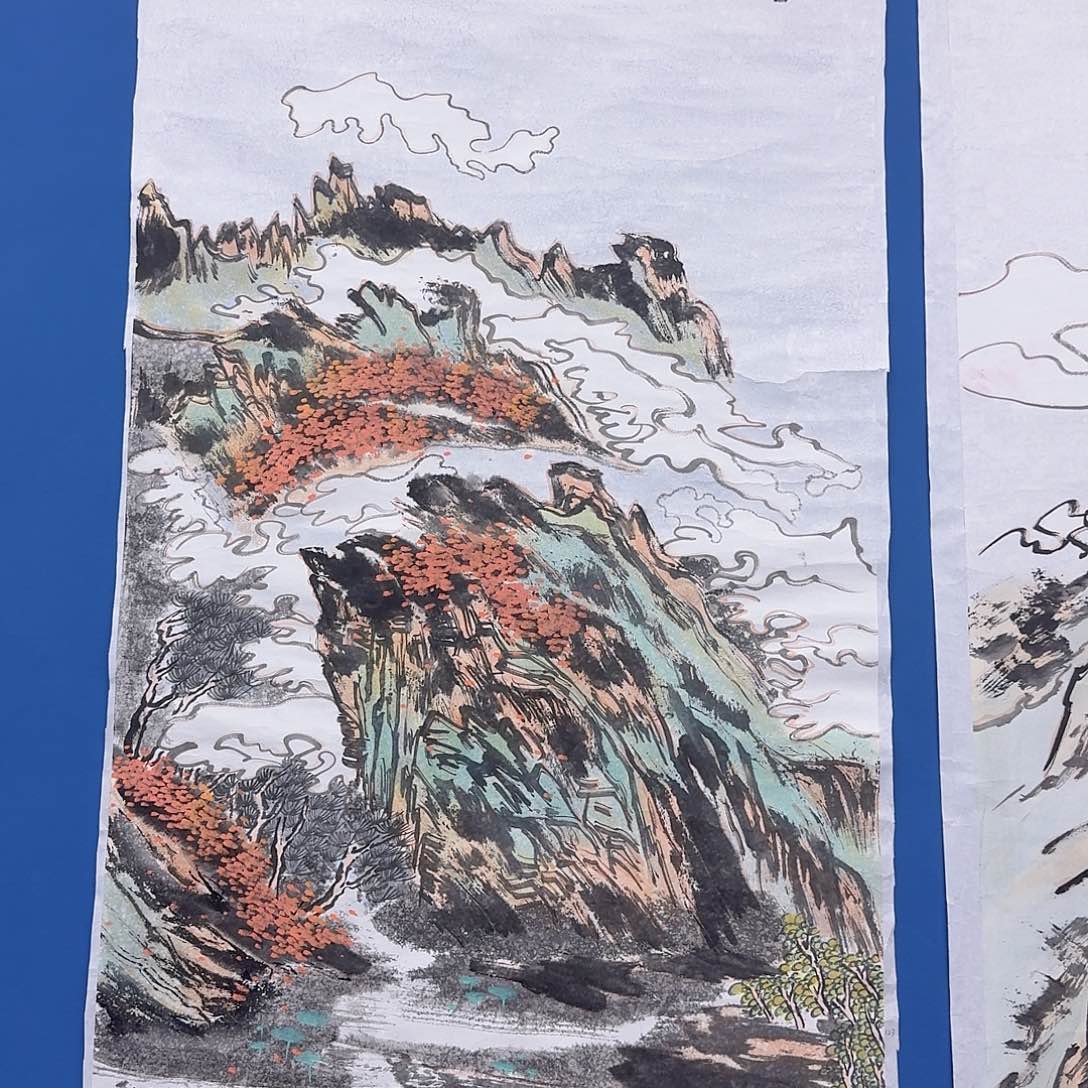 国画多次参加国内外学术会议