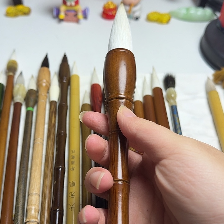 毛笔书法作品斗笔