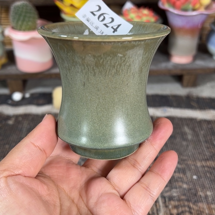 口7.5 手工花盆满30包邮