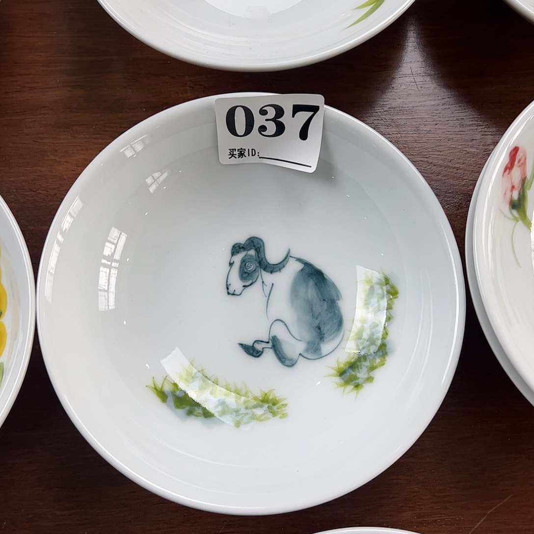 瓷片景德镇陶瓷手工手绘制作