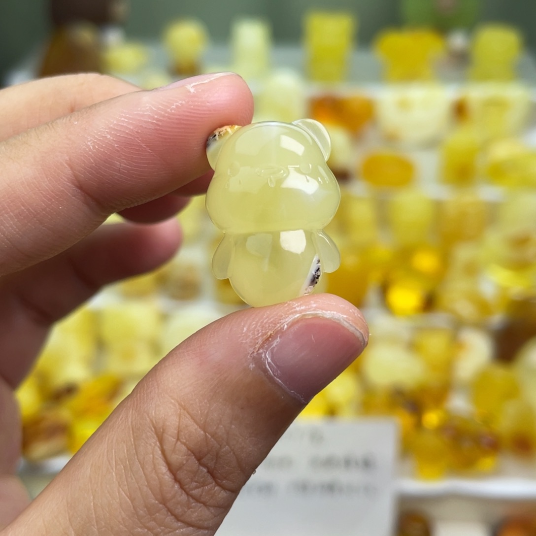 未镶嵌颈饰琥珀奥利奥熊熊