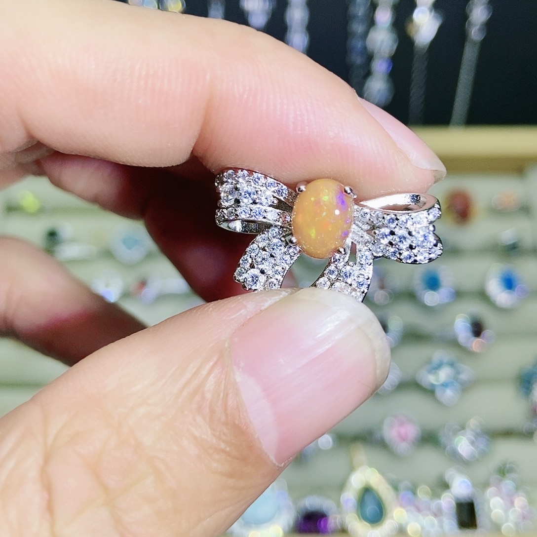 【闪购商品】未镶嵌欧泊戒指