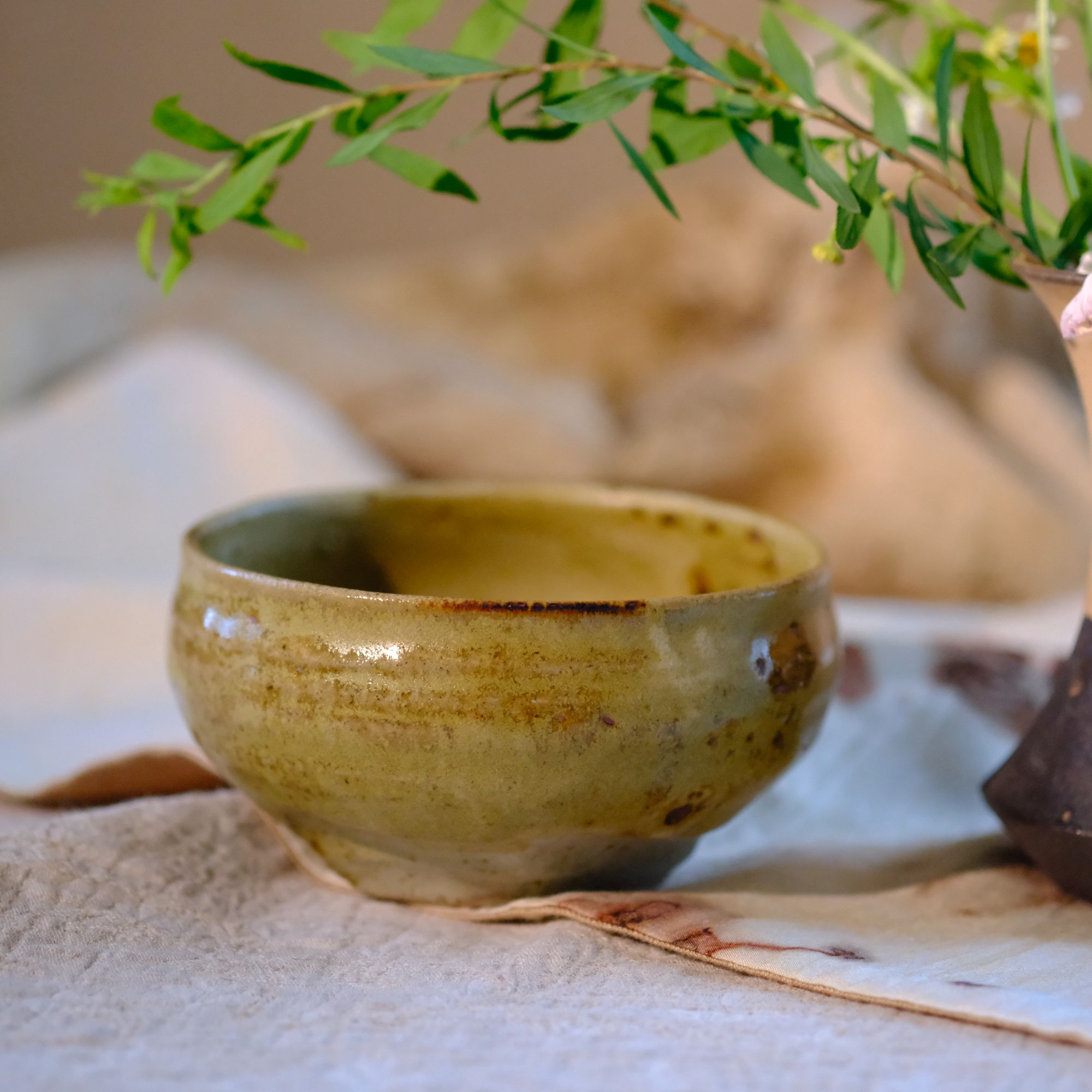 小喜宅 自在波纹抹茶碗