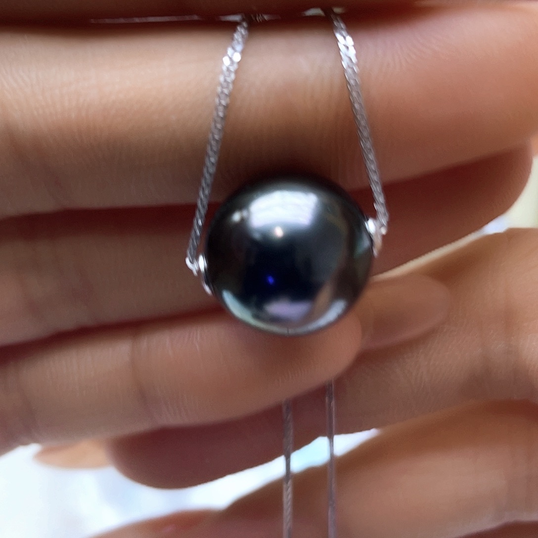 海水珍珠颈饰银S925镶嵌