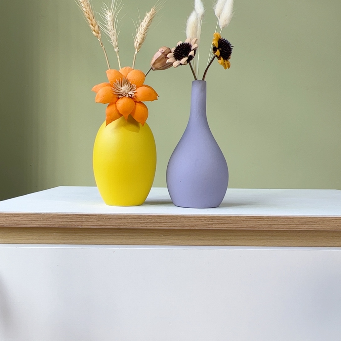 陶瓷花瓶陶瓷花瓶带花高度20-30厘米左右