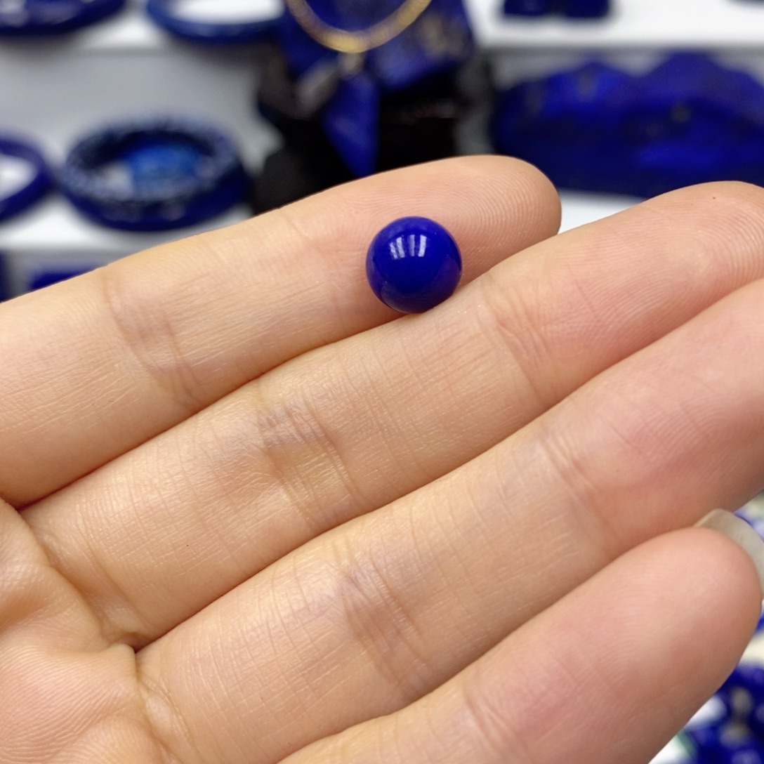 青金石单珠未镶嵌是**呀