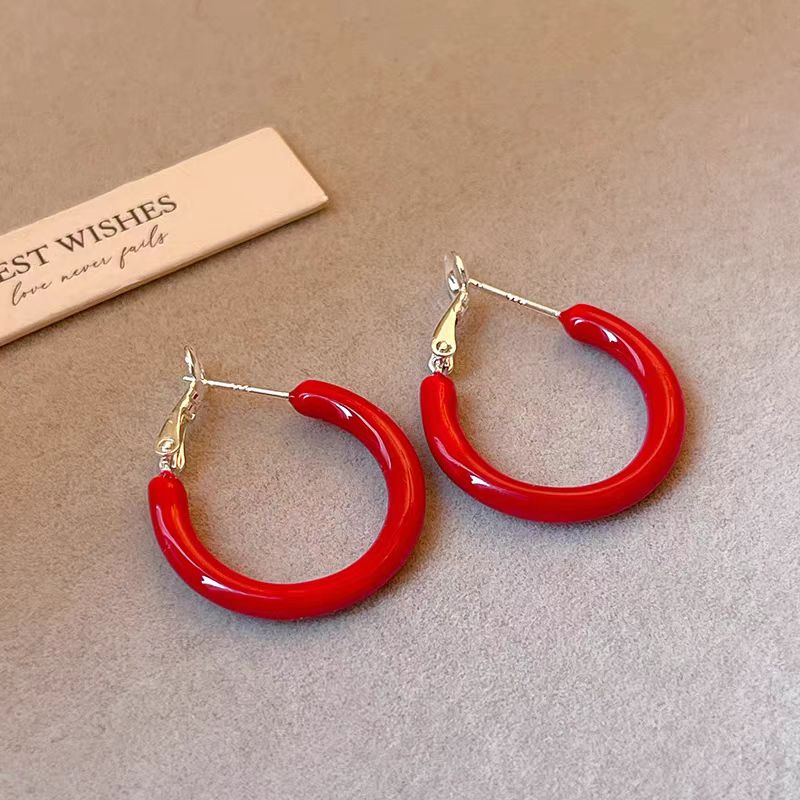 铜合金耳饰 气质轻奢百搭简约优雅精致网红设计师耳环F3150