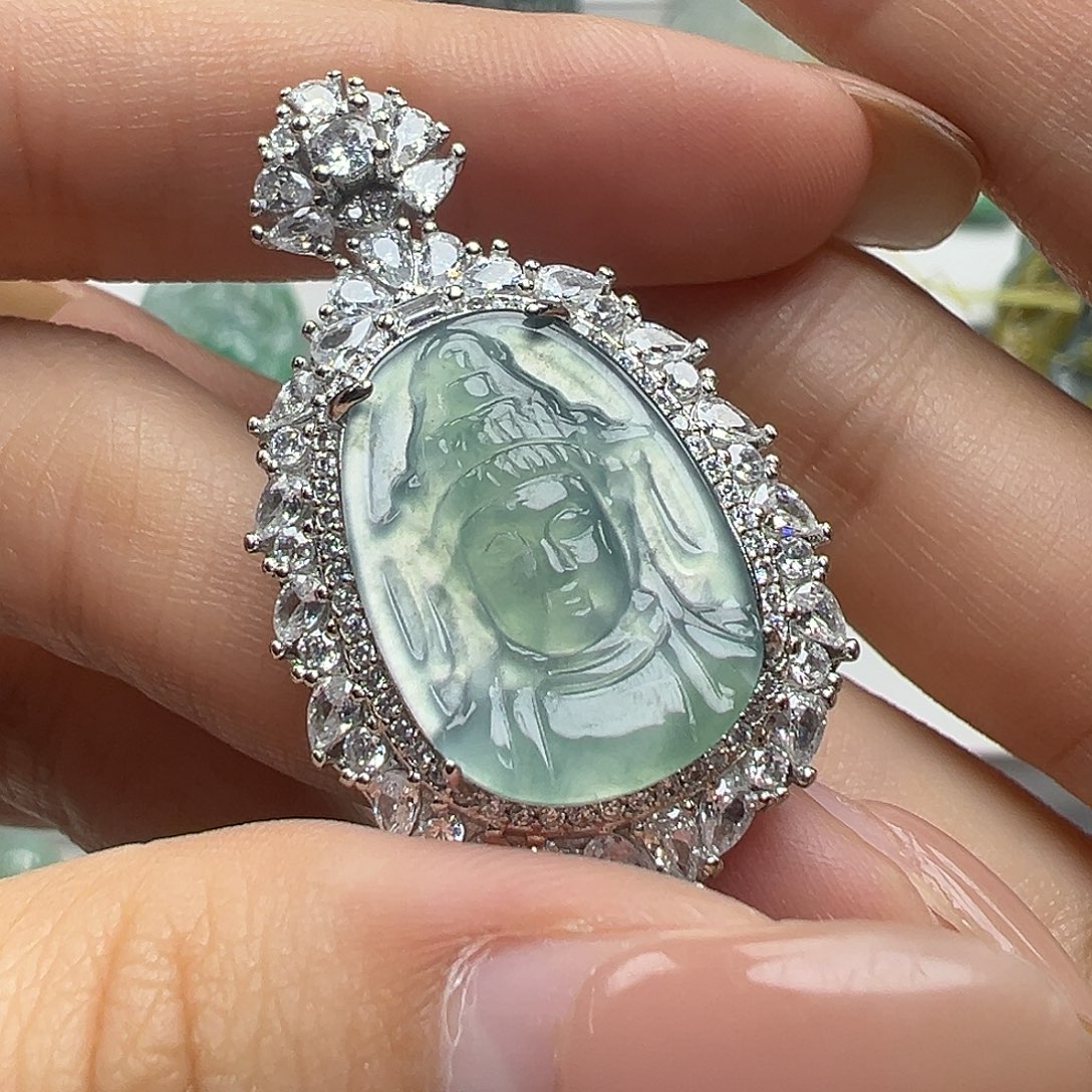 翡翠未镶嵌颈饰翡翠自选