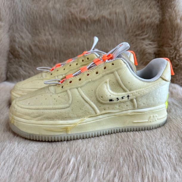 95新 MM6 36码230/ Air Force 1 空军一号 轻便 板鞋 海绵 米白橘