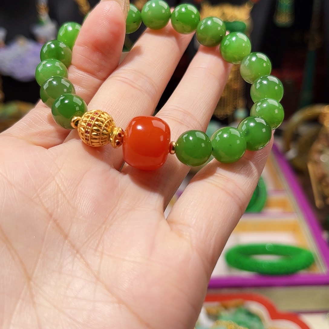 【闪购商品】和田玉（糖玉）手链未镶嵌福利