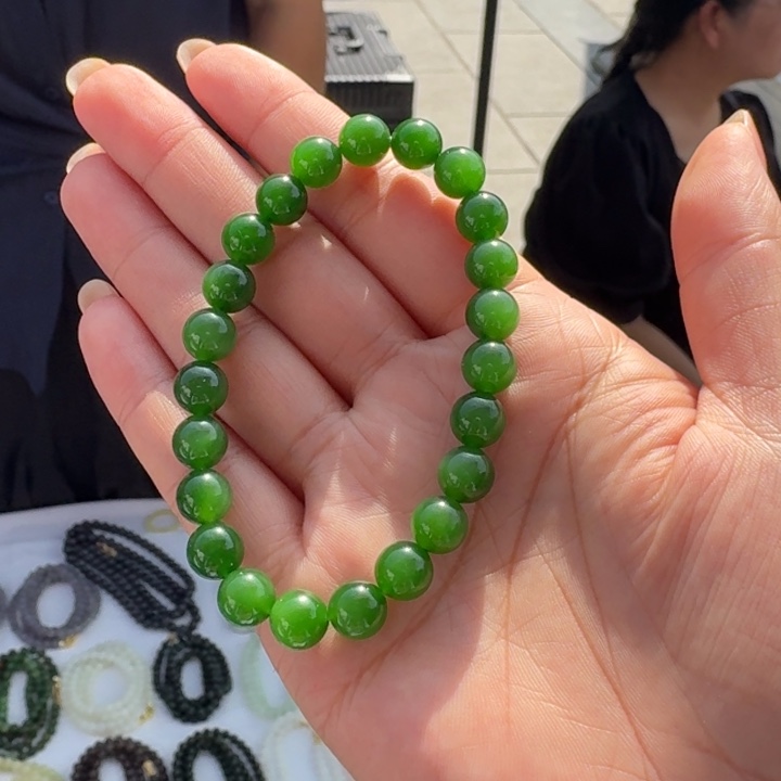 和田玉未镶嵌颈饰卡8