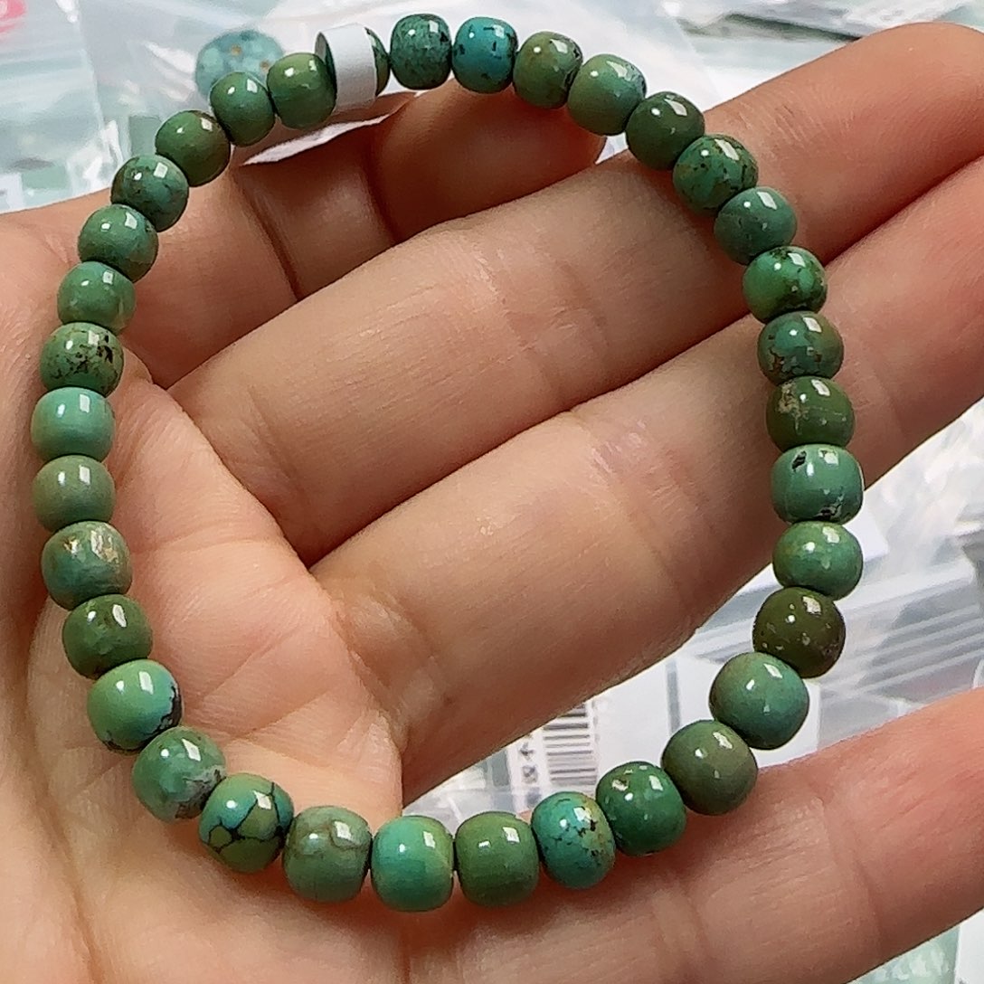 绿松石珠宝半成品未镶嵌