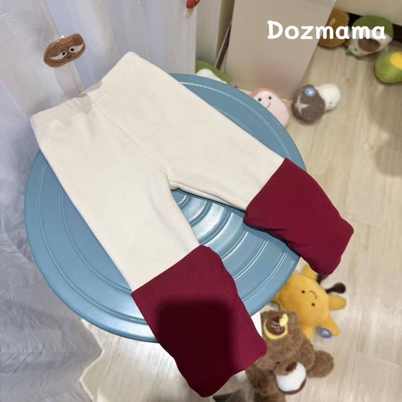 Doz【慕斯打底裤】女童秋冬款加绒裤子婴幼儿小童打底裤-DK25008
