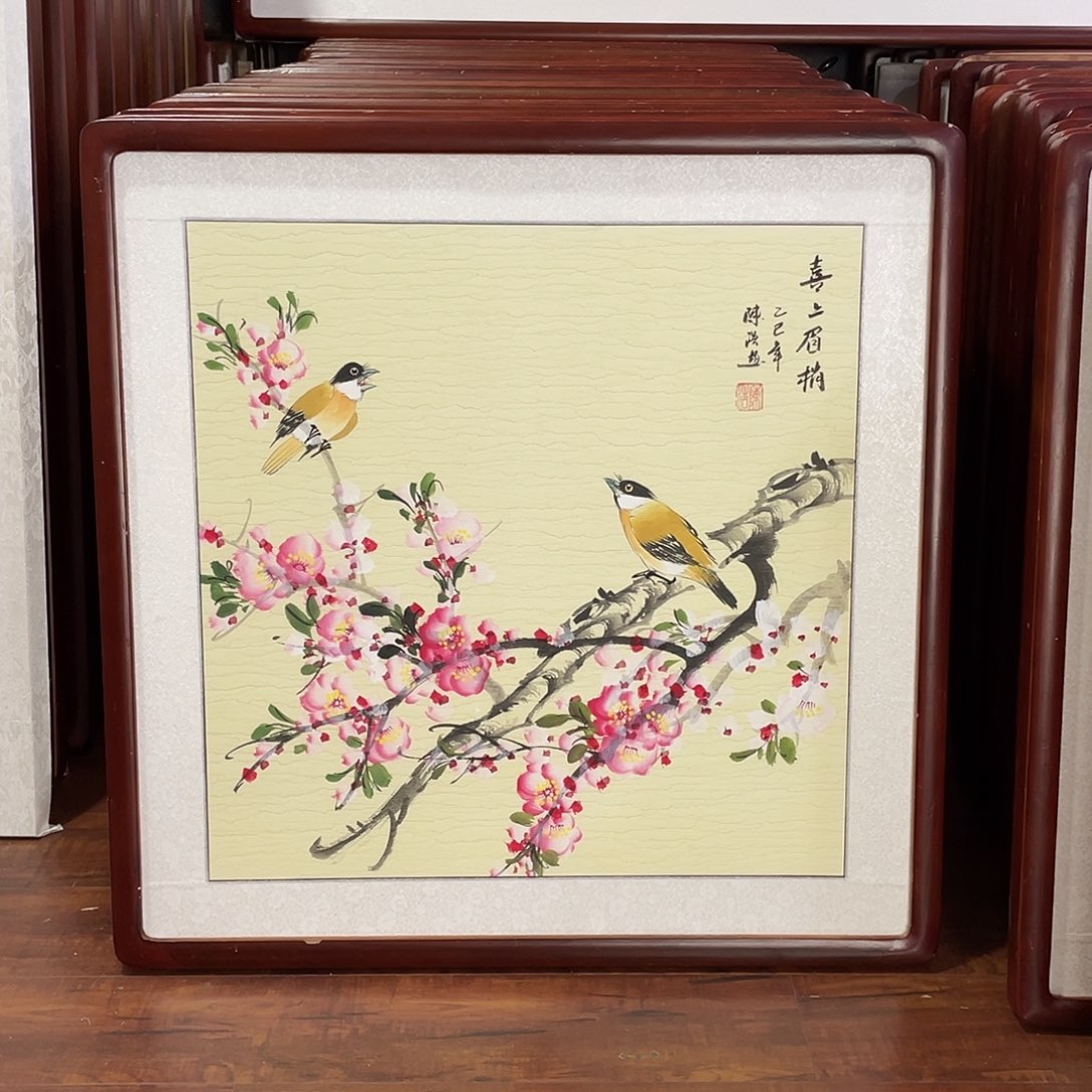国画带框尺寸63*63厘米