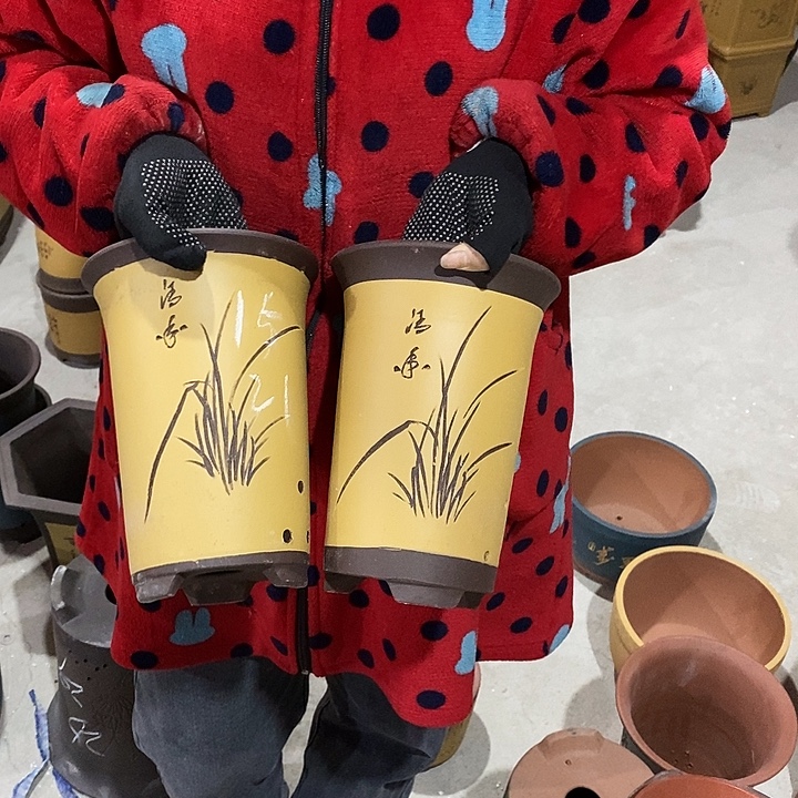 紫砂花盆紫砂花盆