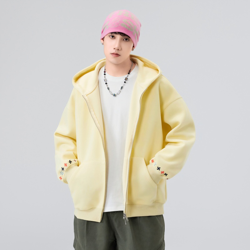 新款秋冬季男士连帽卫衣潮牌高街复古宽松休闲百搭长袖上衣