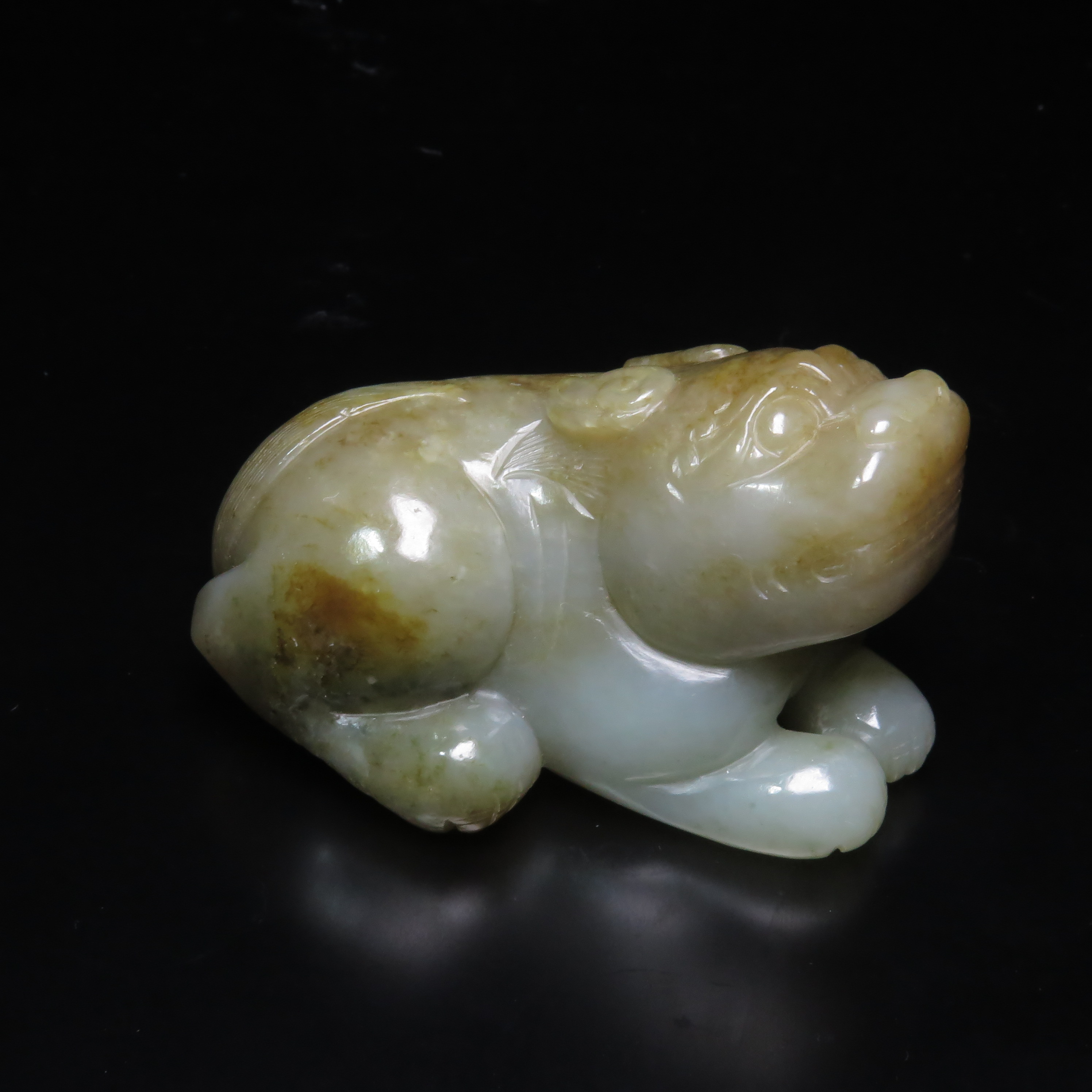 民国玉瑞兽/MZ415586/和田玉/民族文物