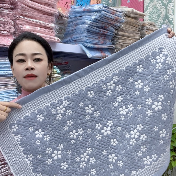 棉会紫色雪花纯棉