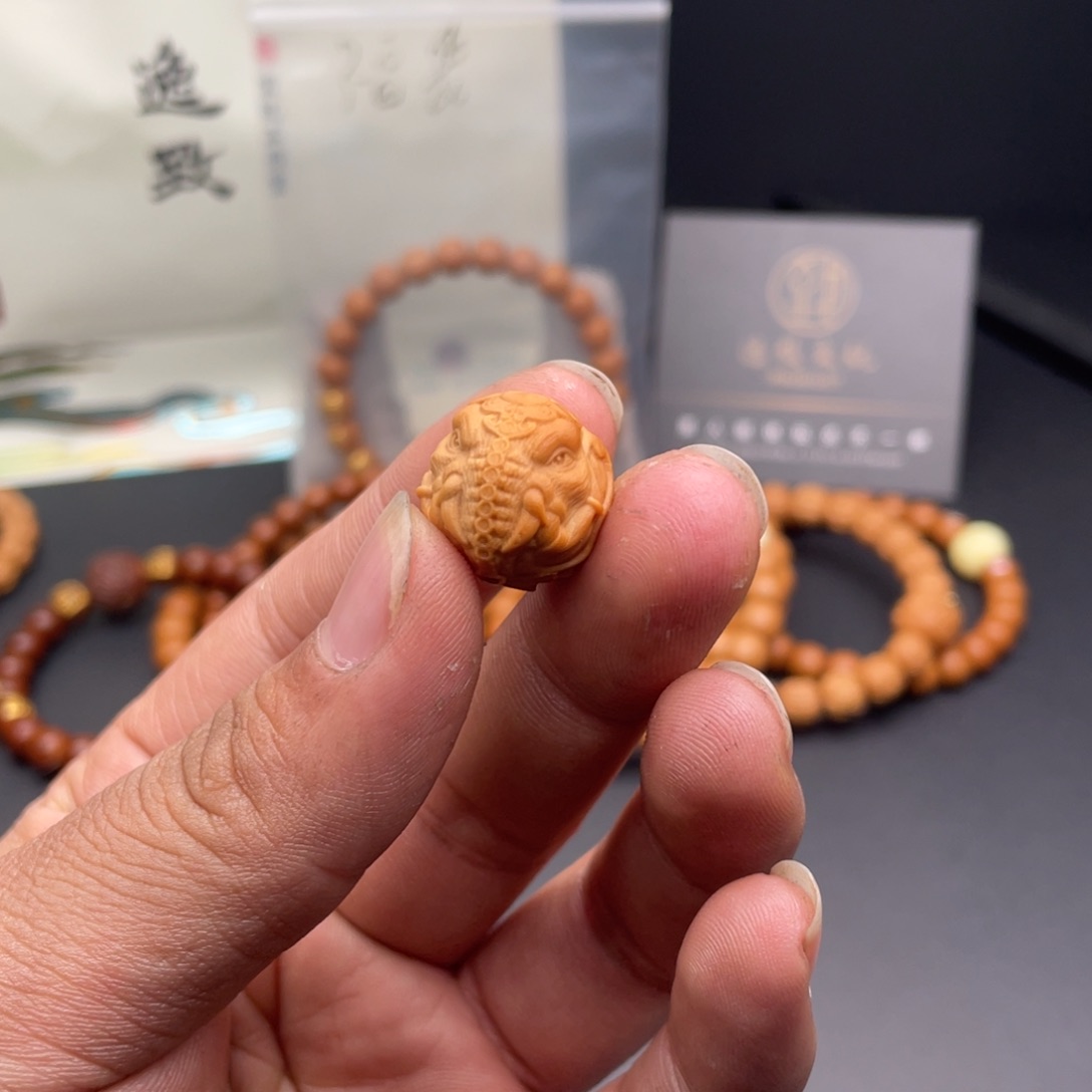 猴头核桃吊坠象神