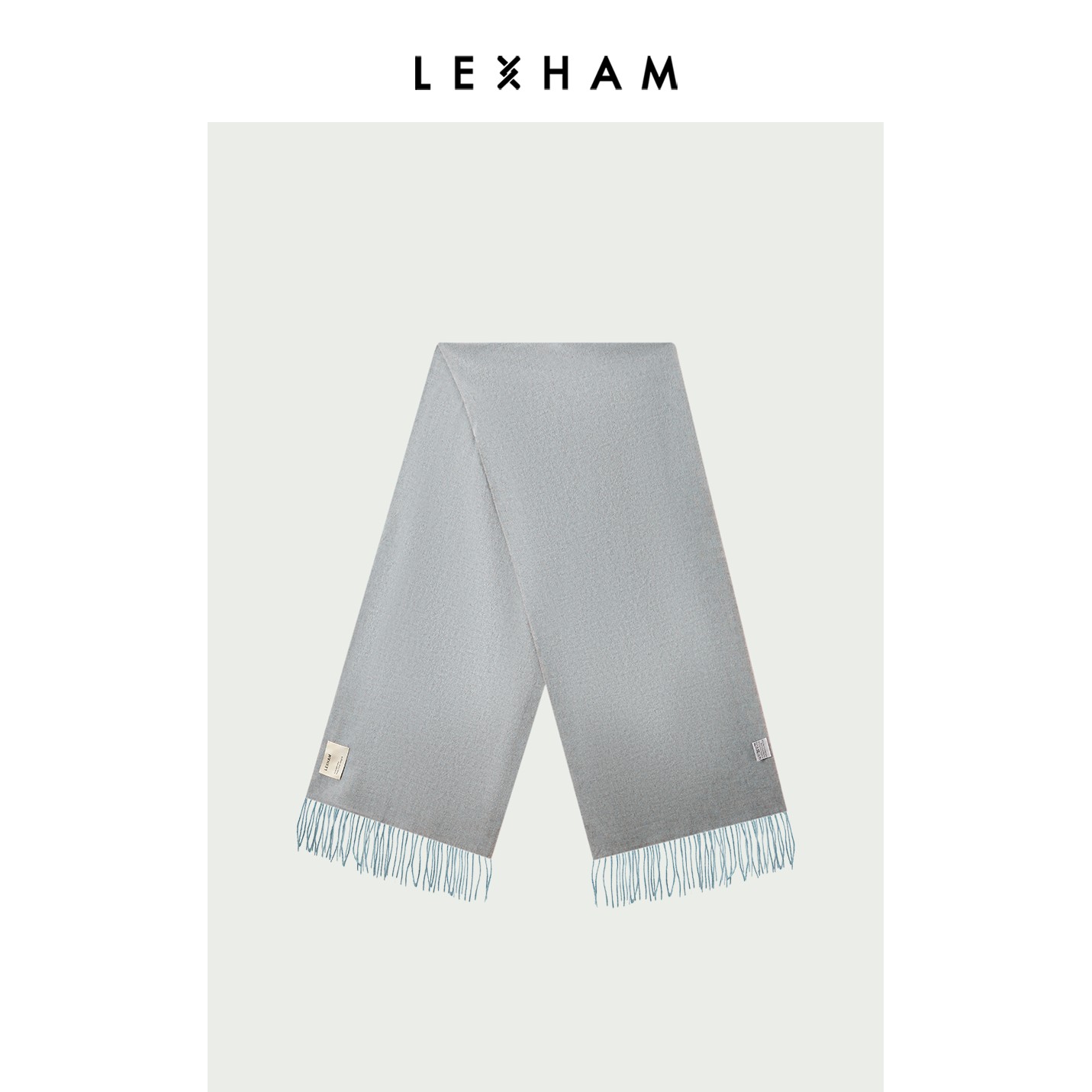 LEXHAM圣伦羊绒清新百搭秋冬针织五色围巾LH5BAC118268